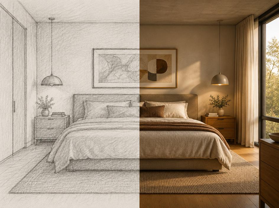 Sketch → Render — صورة الأداة